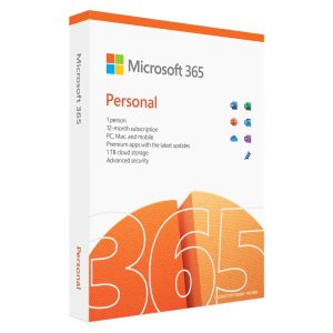 Microsoft 365 Personal | 12-Month Subscription, 1 person | Premium Office apps | 1TB OneDrive cloud storage | Windows/Mac