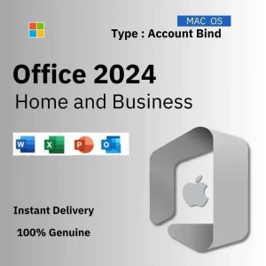 MS Office 2024 Home & Business – Account Bind Lifetime key – for MAC OS